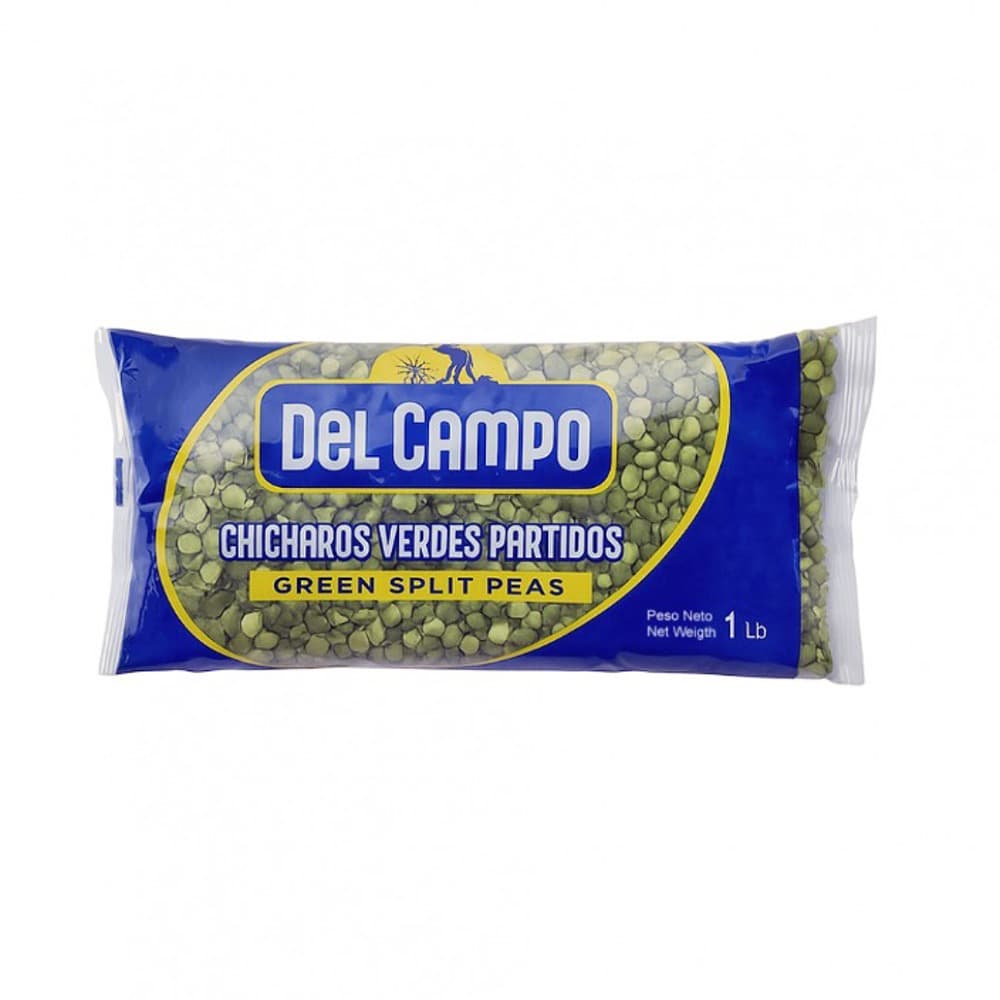 Chícharos verdes partidos Del Campo (454 g / 1 lb)
